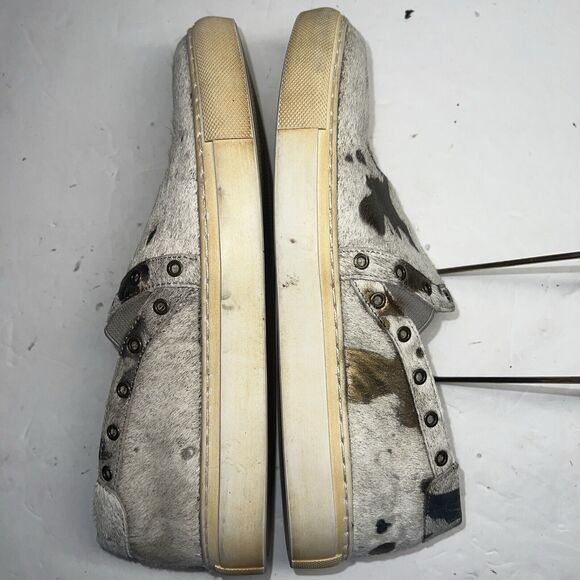 Chocolat Blu Neve Cowhide Design Brown Tan Shoe Size 7.5 - Picture 9 of 10